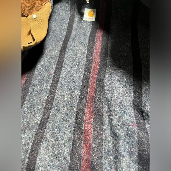 Carhartt Vintage 80s Blanket Lined Firm Duck Jean Trucker Jacket Size 38T 6BWJPT - Picture 10 of 12